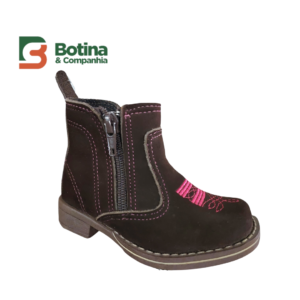 BOTINA INFANTIL COD009 ZÍPER